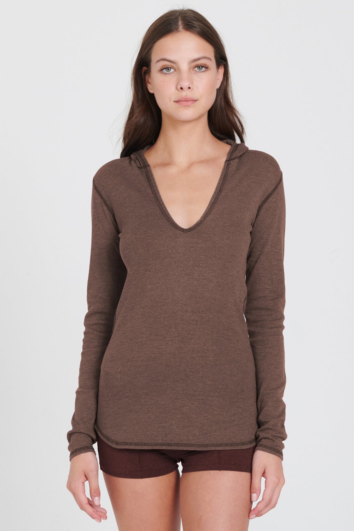 Essential Deep Scoop Hoodie ~Brown Sugar