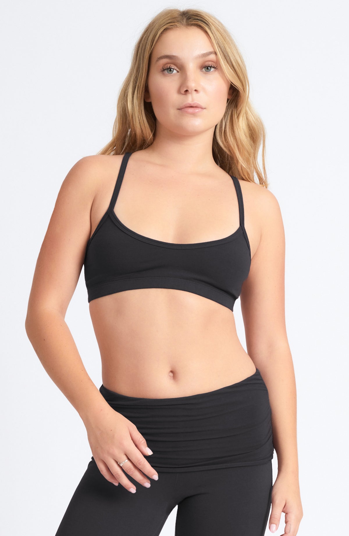 Strappy Hatha Bralette ~ Shadow