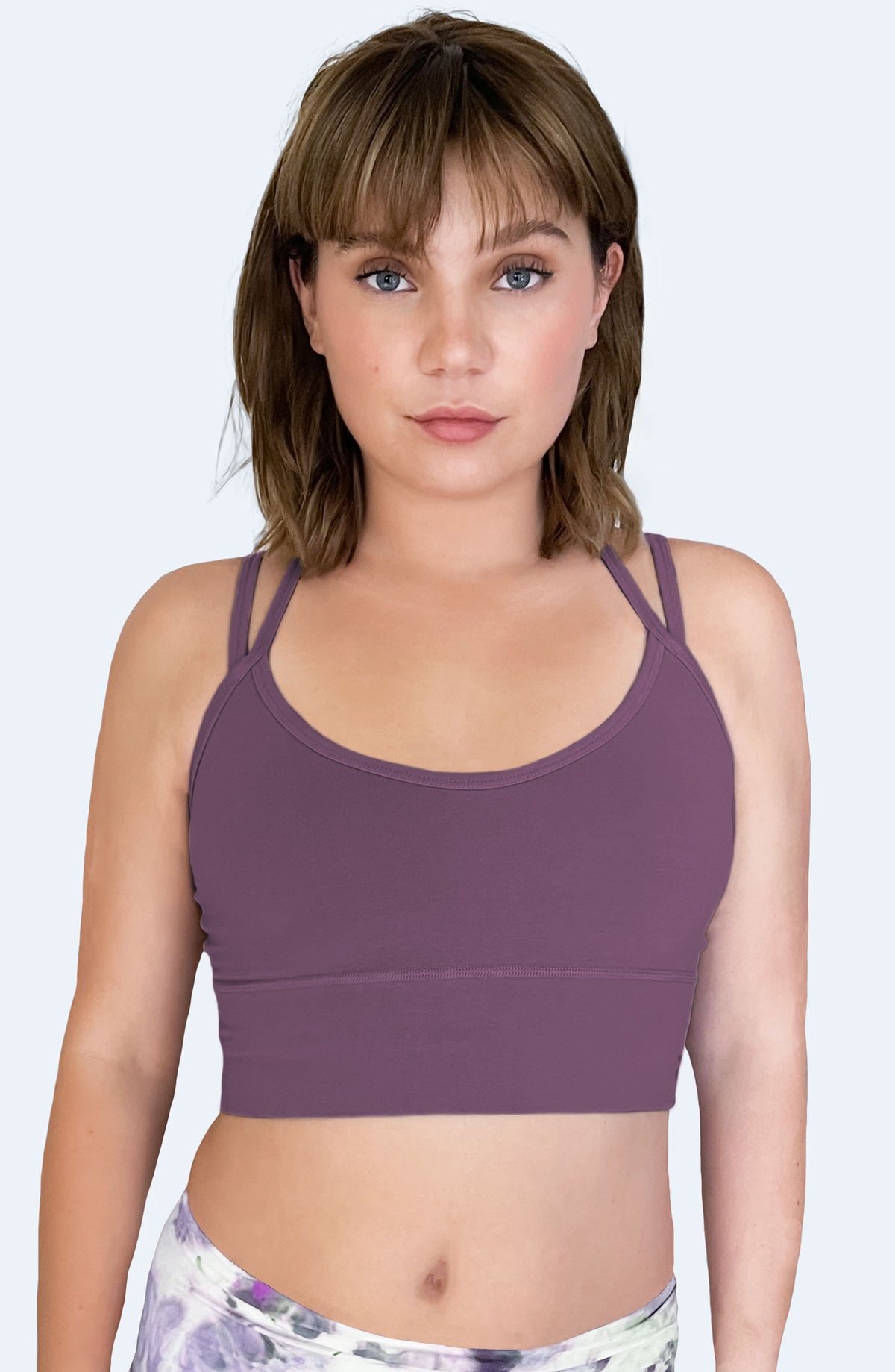 Long Line Bralette ~ Fig