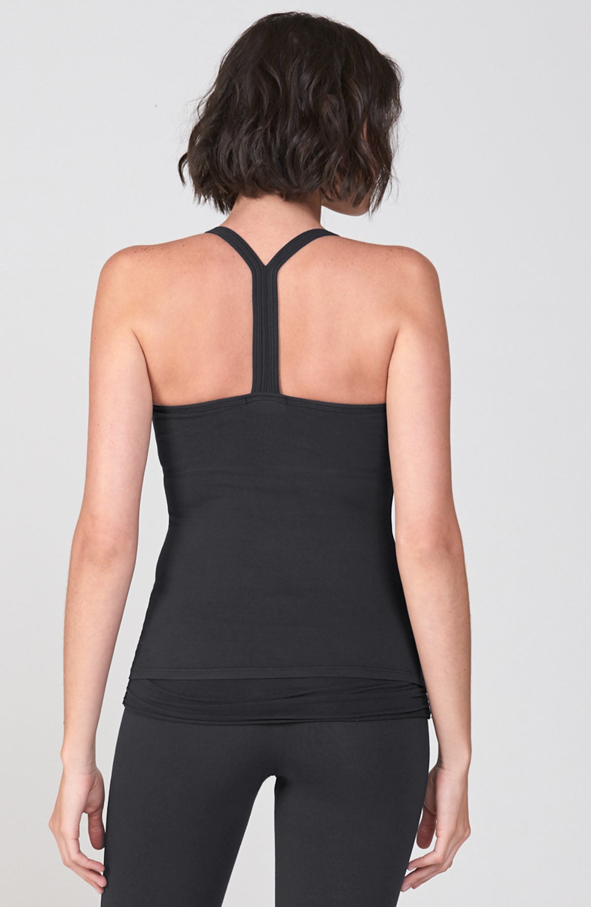 Slim Racerback Vinyasa Cami ~ Shadow