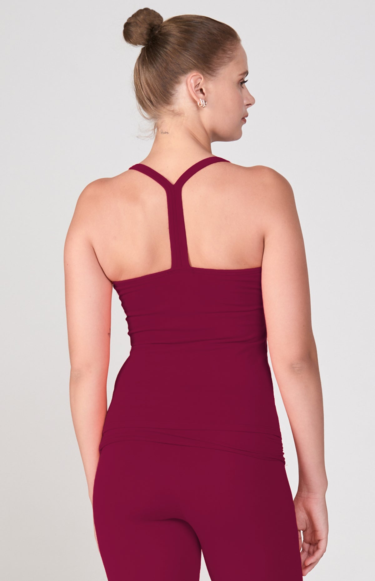 Slim Racerback Vinyasa Cami ~ Wild Berry