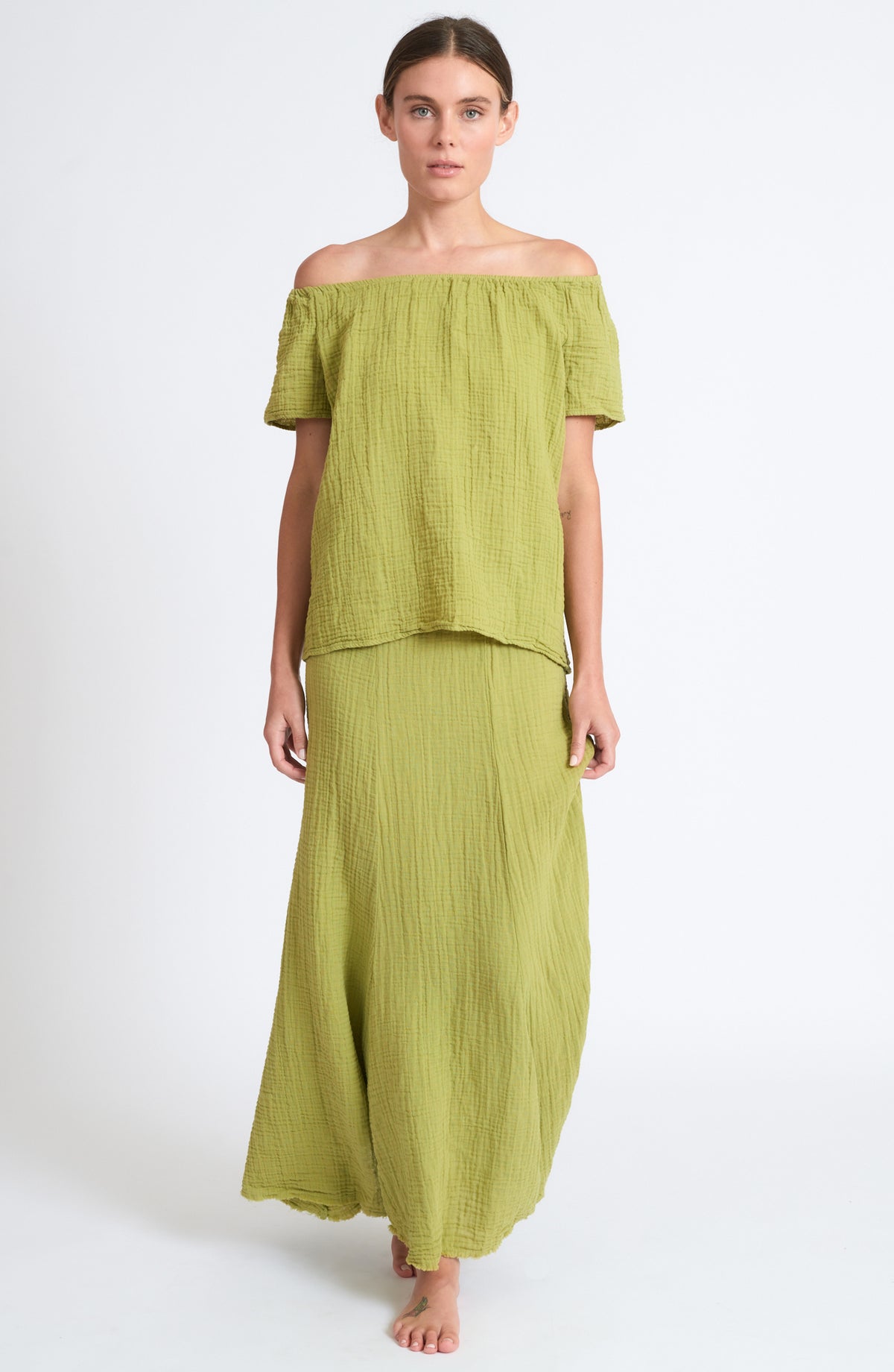 Daydream Skirt ~ Wasabi