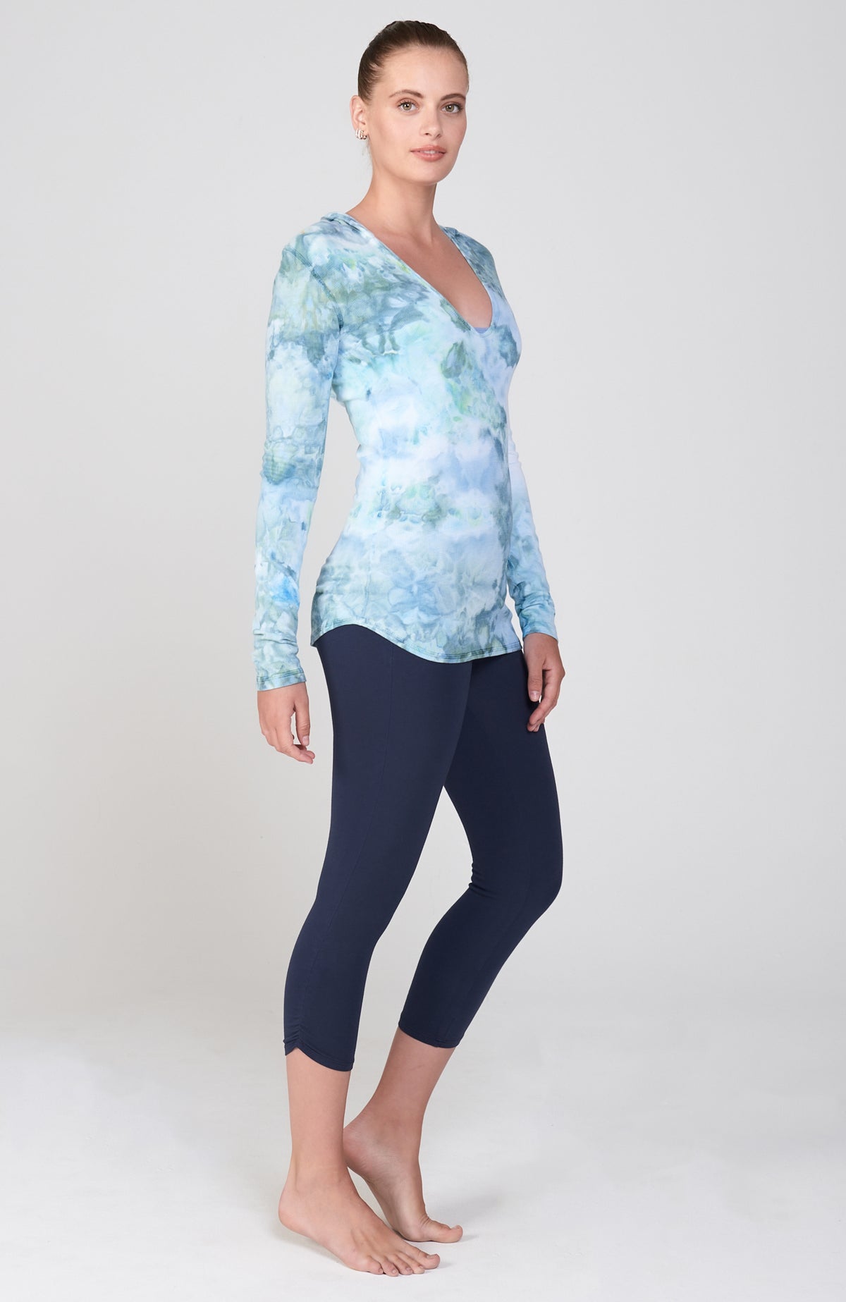 Essential Deep Scoop Hoodie ~Tidepool