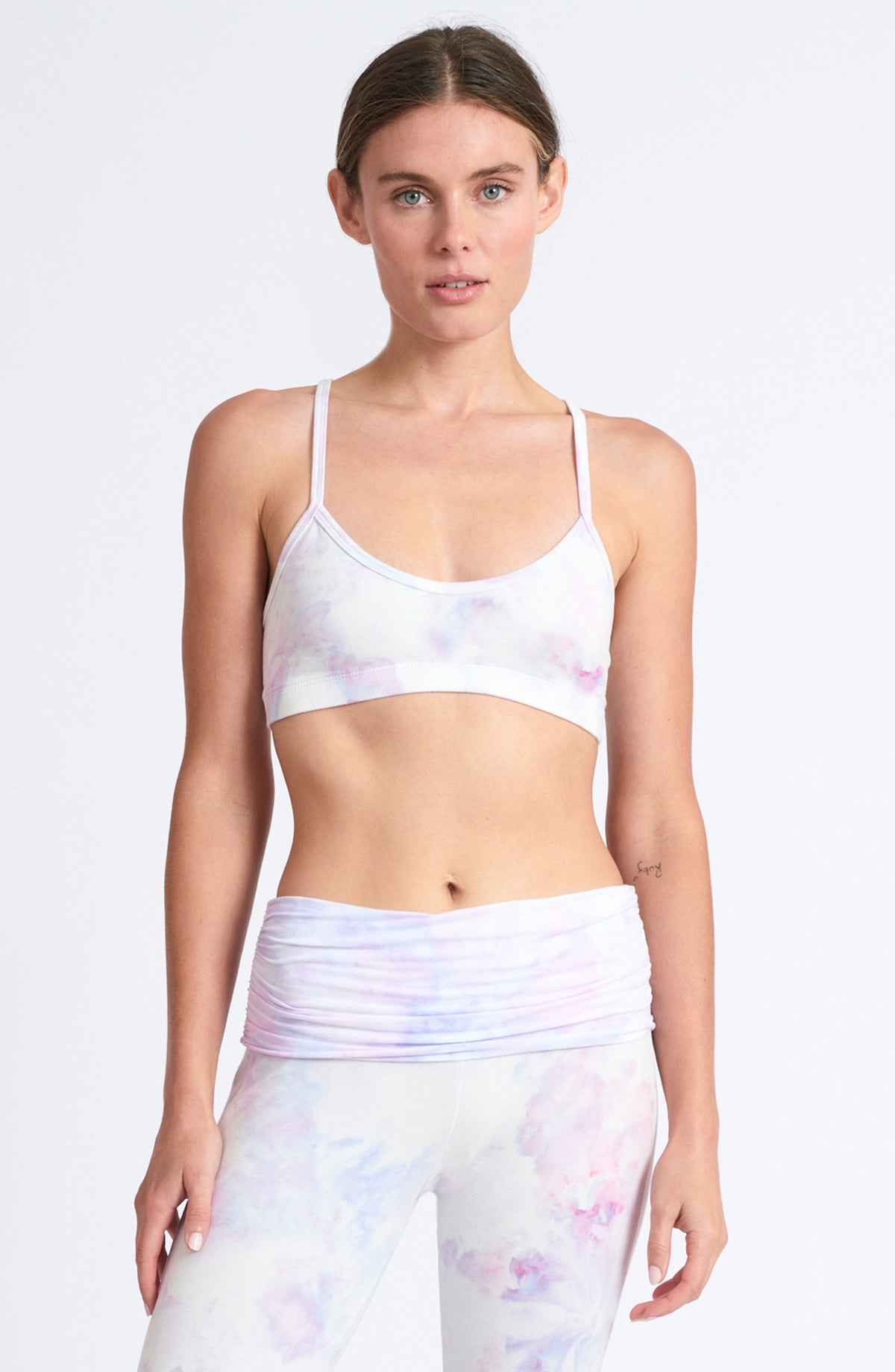Strappy Hatha Bralette ~Sugar Clouds