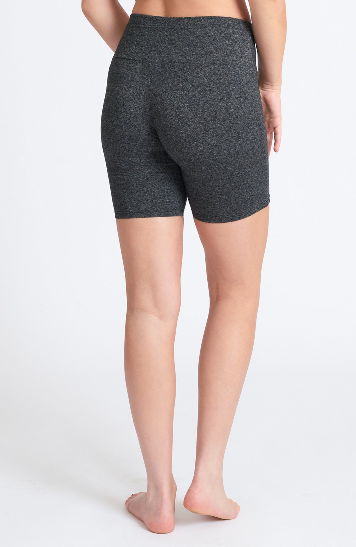 High Waist Bike Short ~ Black Ash