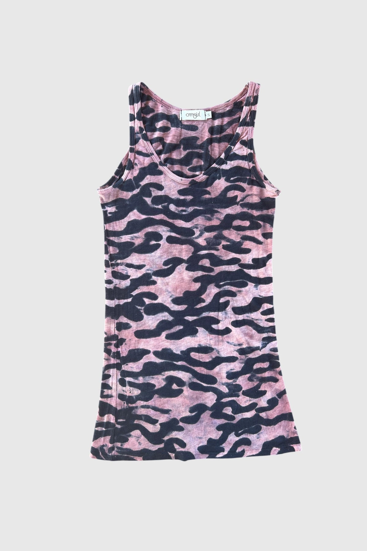 Slub Mindful Tank ~ Camo Rouge