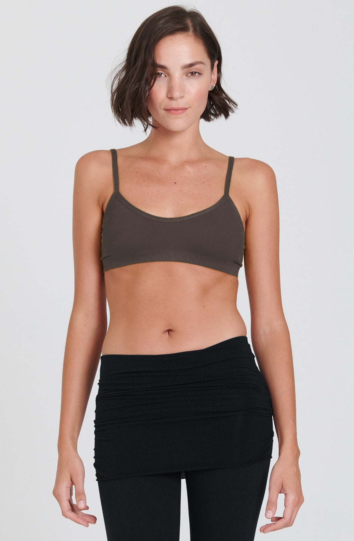 Strappy Hatha Bralette ~ Espresso