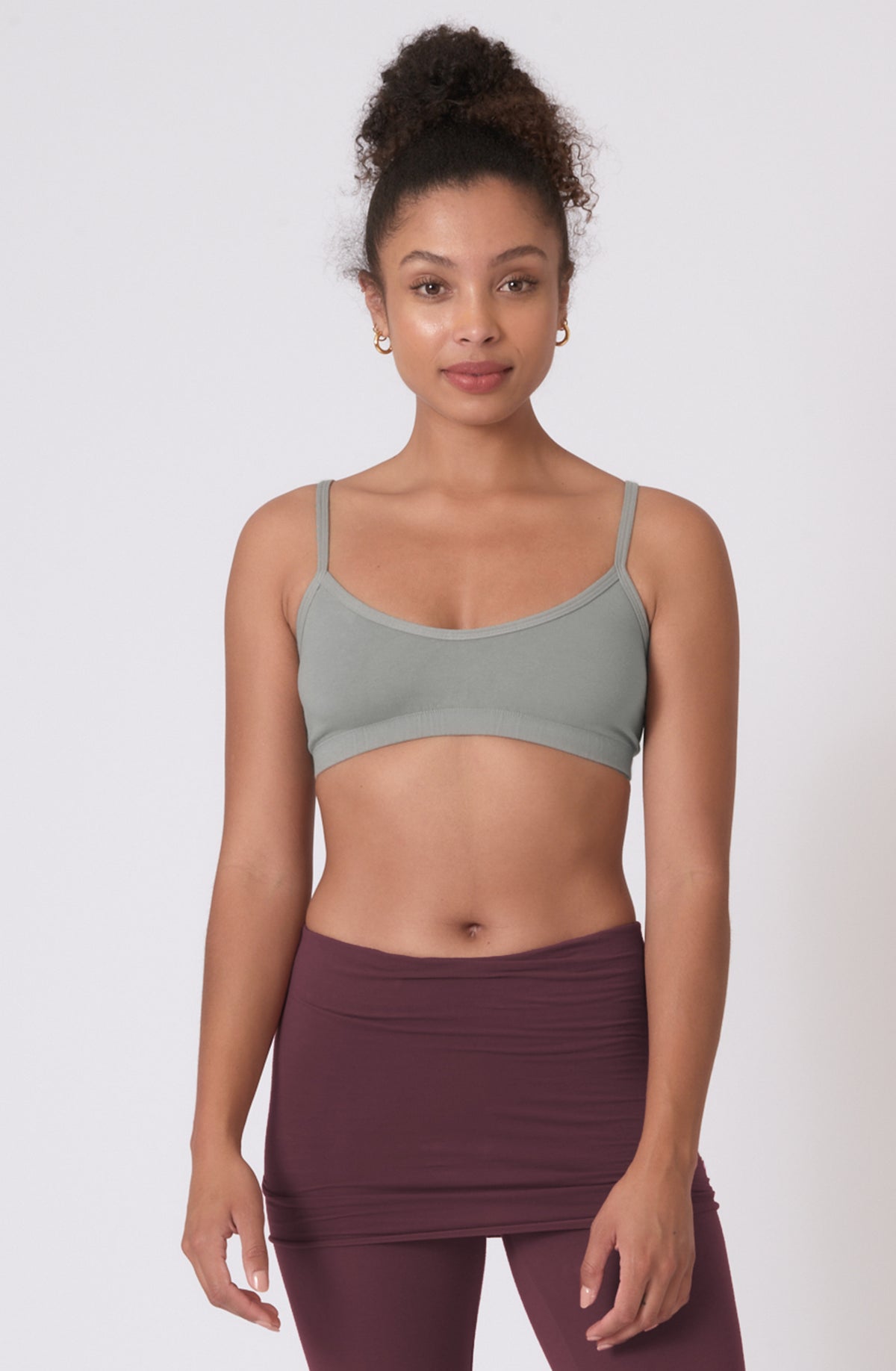 Strappy Hatha Bralette ~ Fog