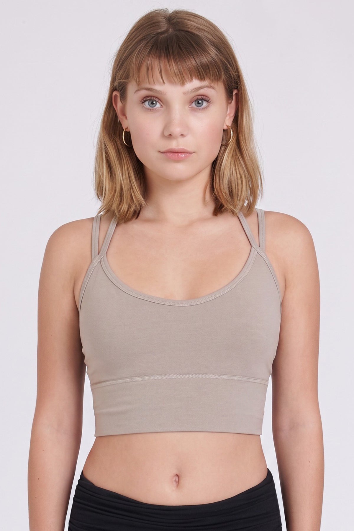 Long Line Bralette ~ Neutral