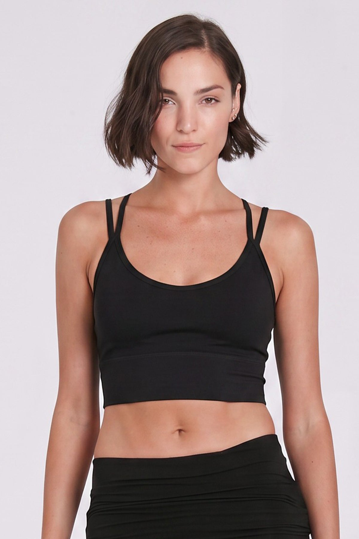 Long Line Bralette ~ Black