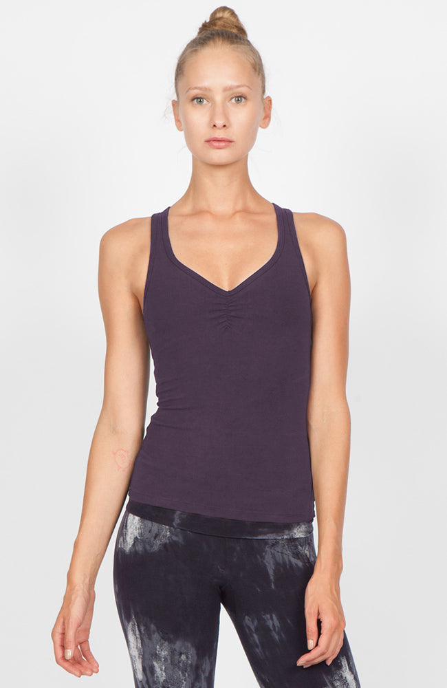 Racerback Bhakti Tank ~ Purple Haze