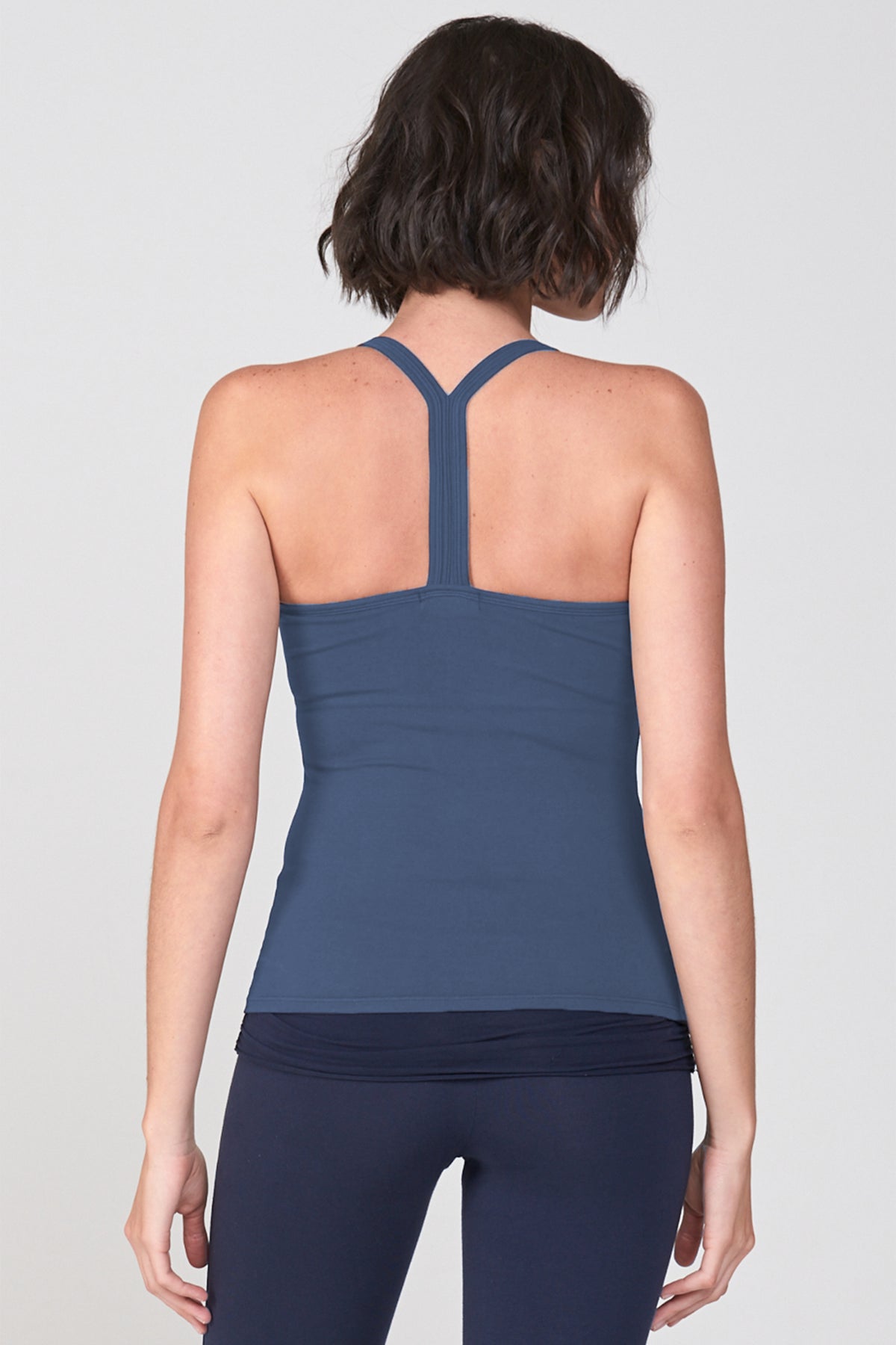 Slim Racerback Vinyasa Cami ~ Denim