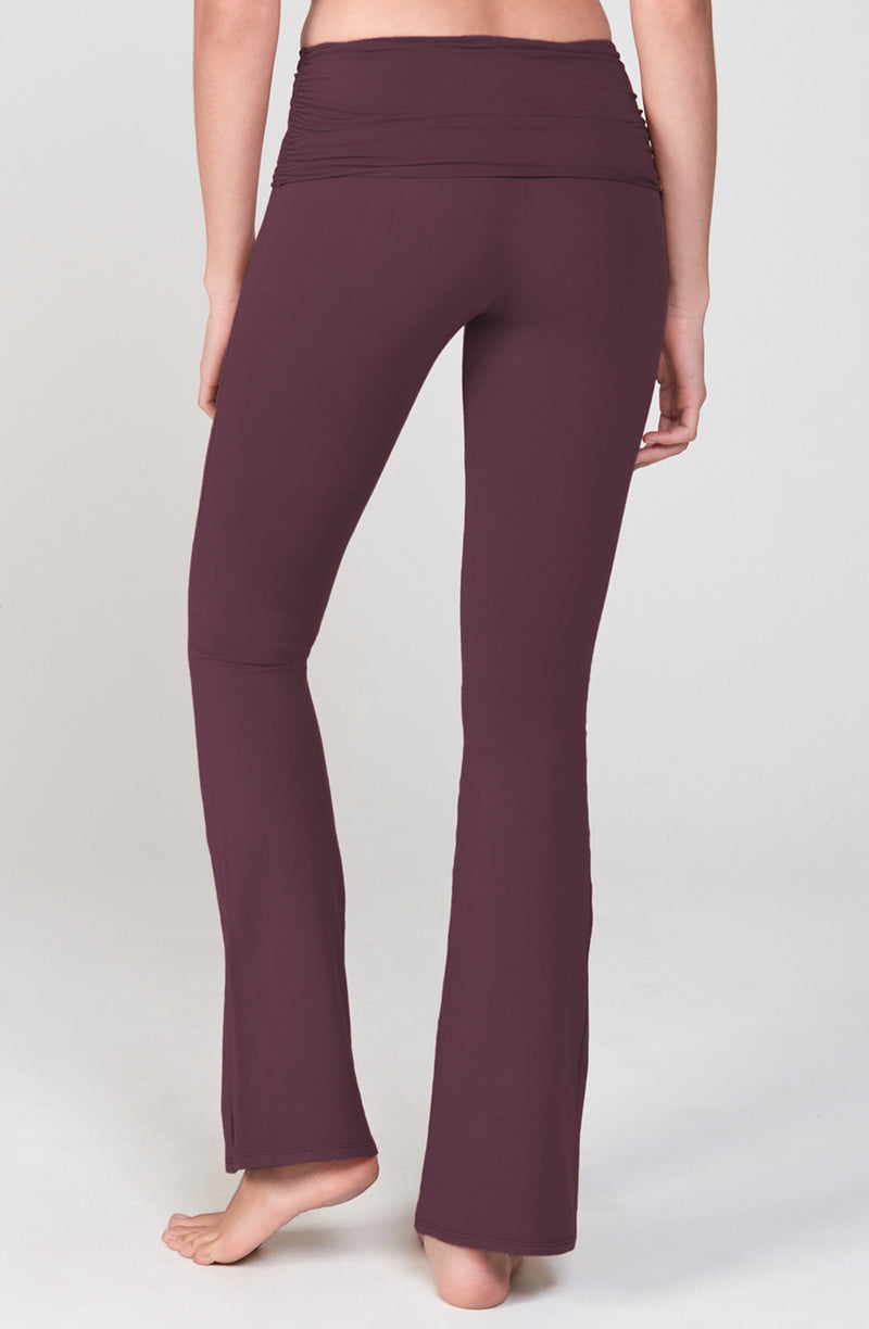 Bootcut Flare Practice Pant ~ Aubergine