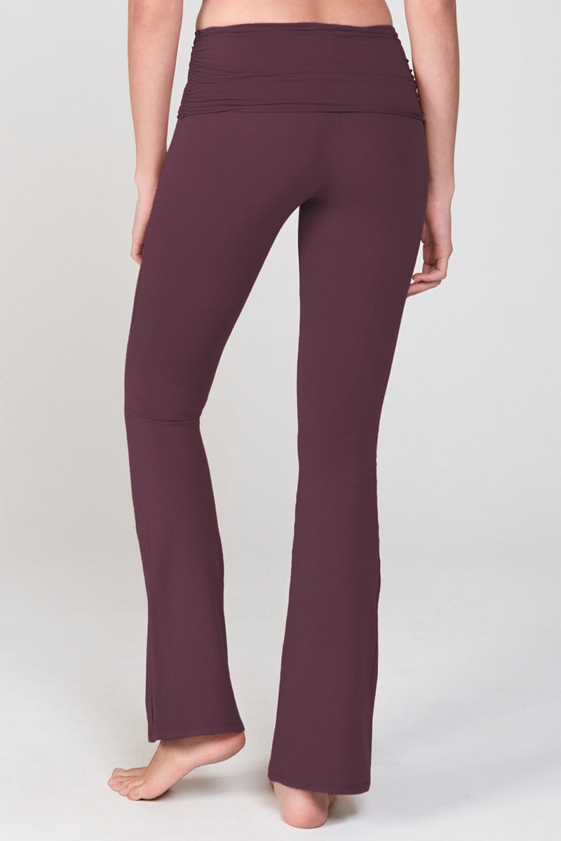 Bootcut Flare Practice Pant ~ Aubergine