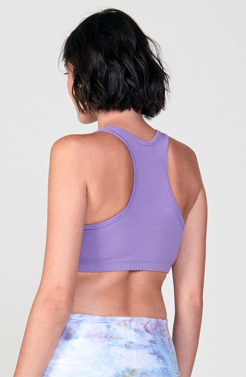 Shanti Crop Top in Purple Rain