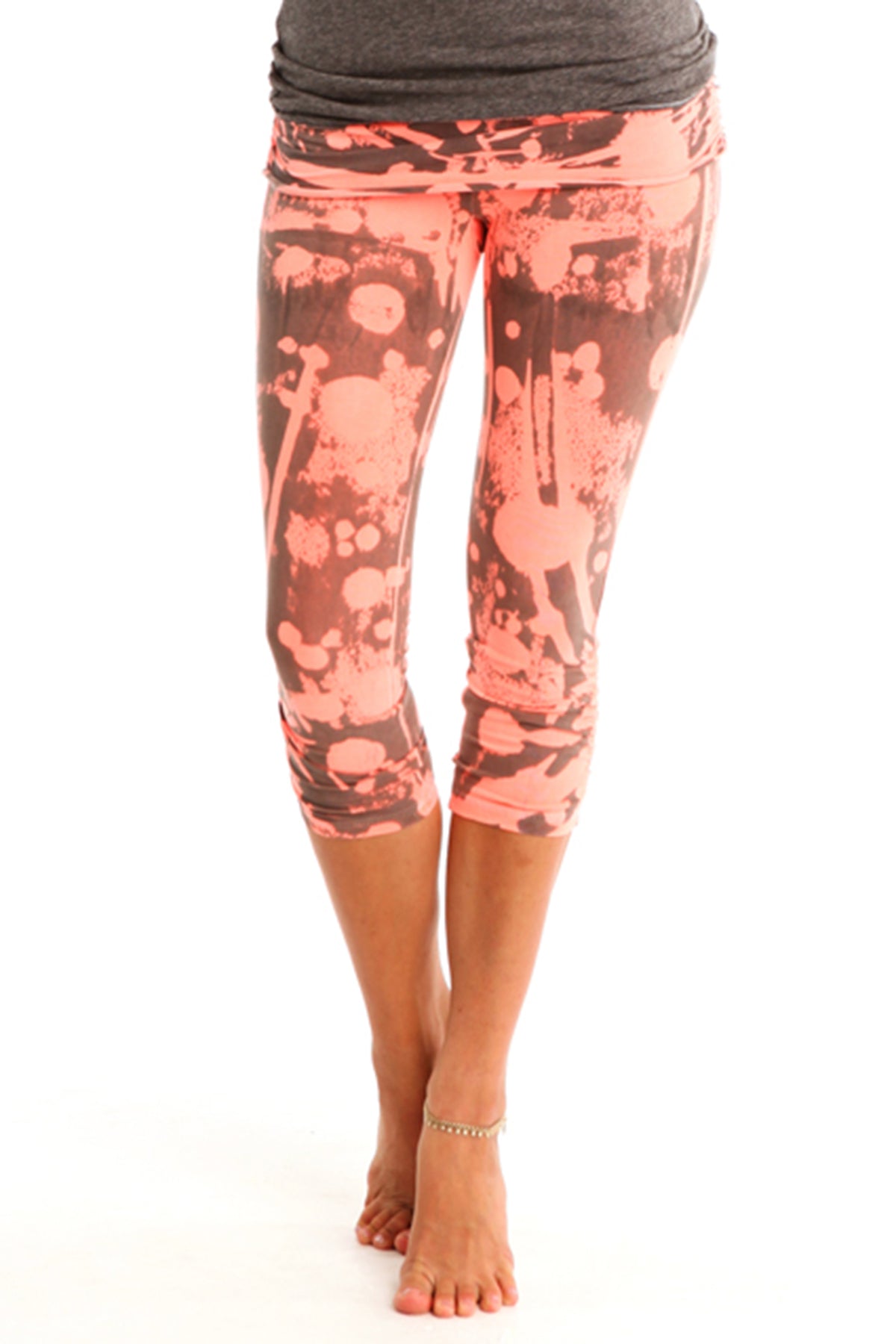 Shirred Ahimsa Capri ~ Flow