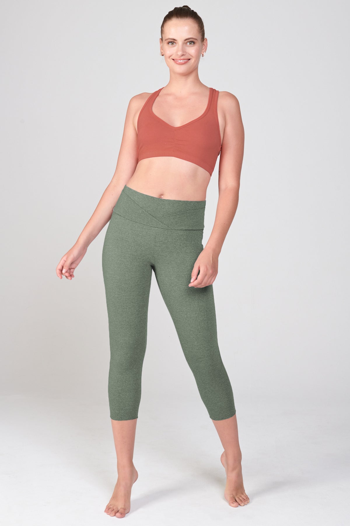 Double Waist Pose Capri ~ Meadow