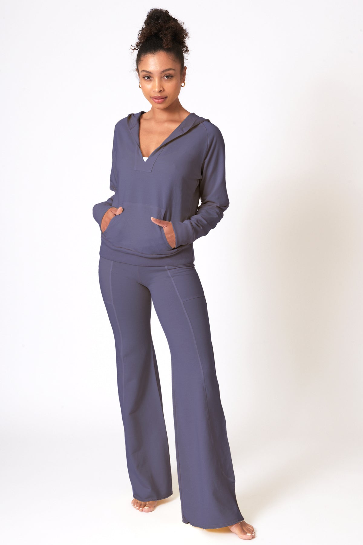 Flare Wave Pant ~ Violet Blue