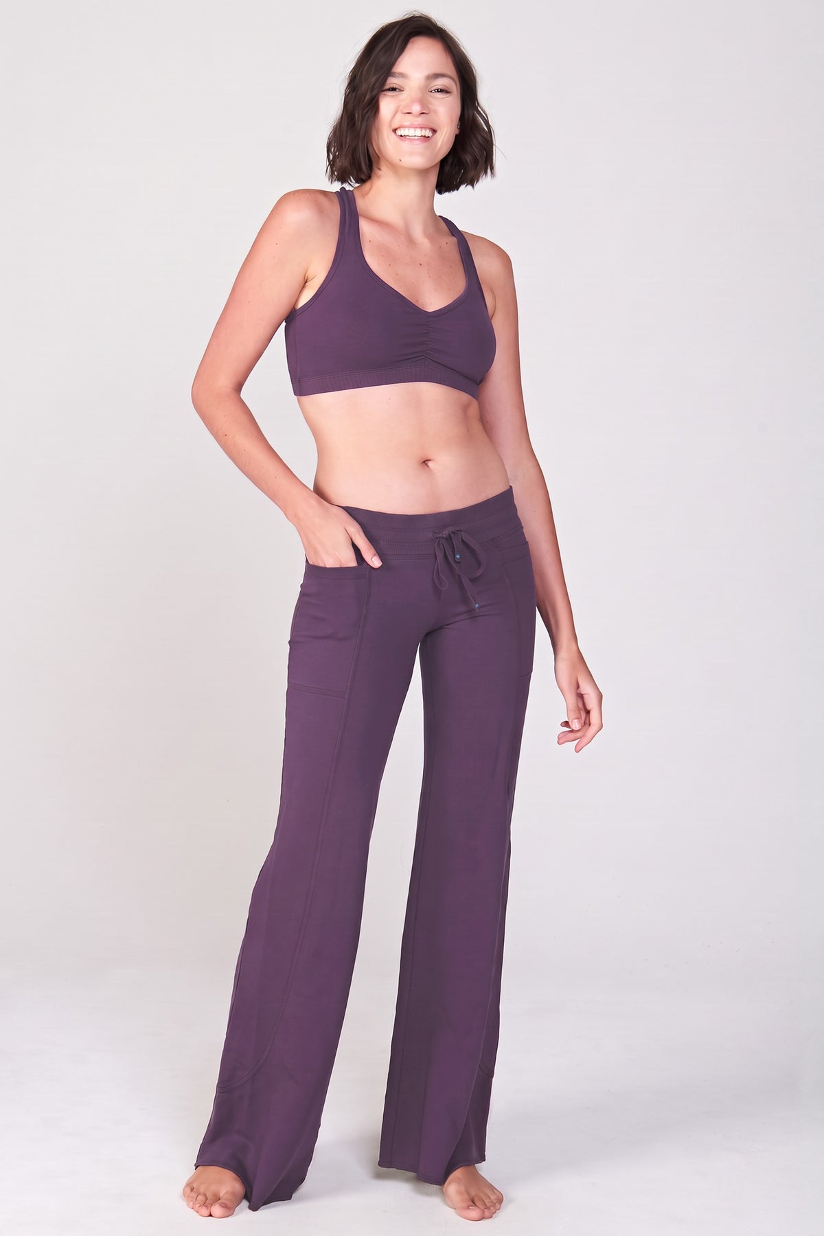Flare Wave Pant ~ Purple Haze