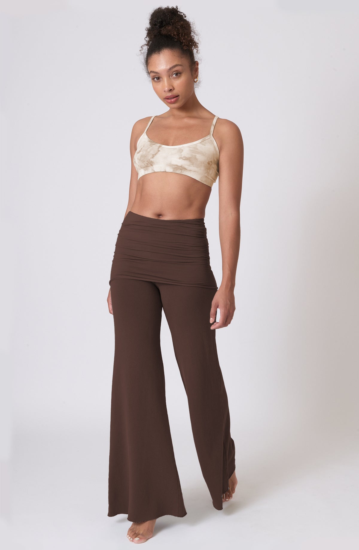 Hybrid Nomad Flare Pant ~ Brown Sugar