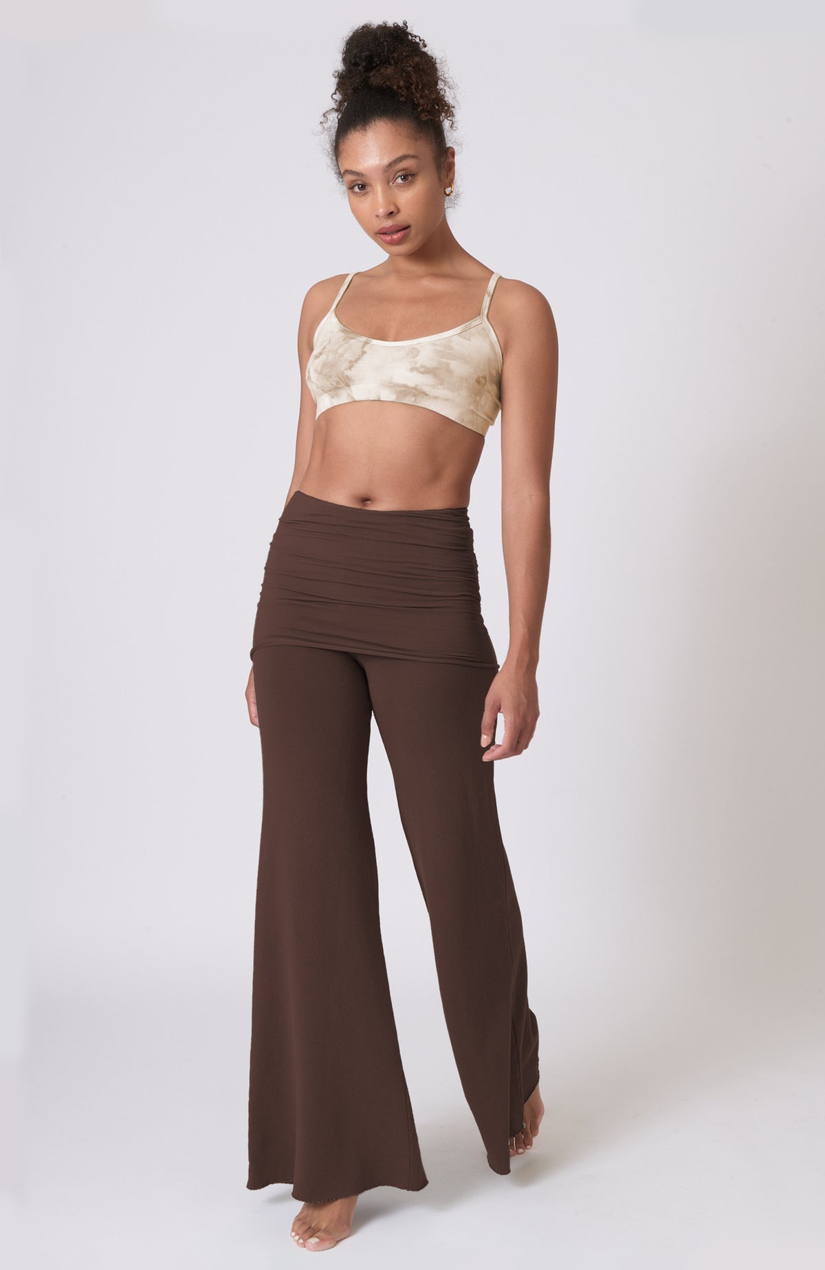 Hybrid Nomad Flare Pant ~ Brown Sugar