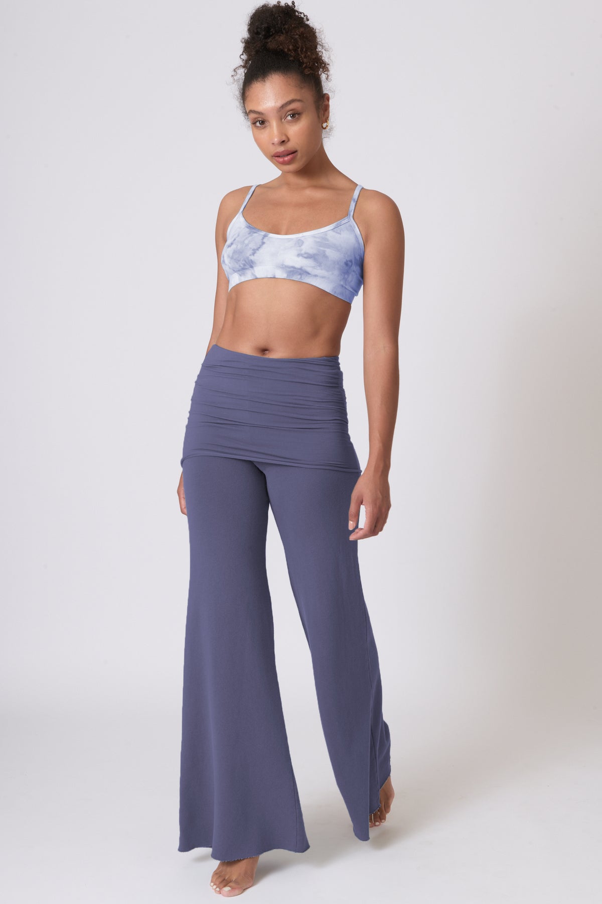 Hybrid Nomad Flare Pant ~ Violet Blue