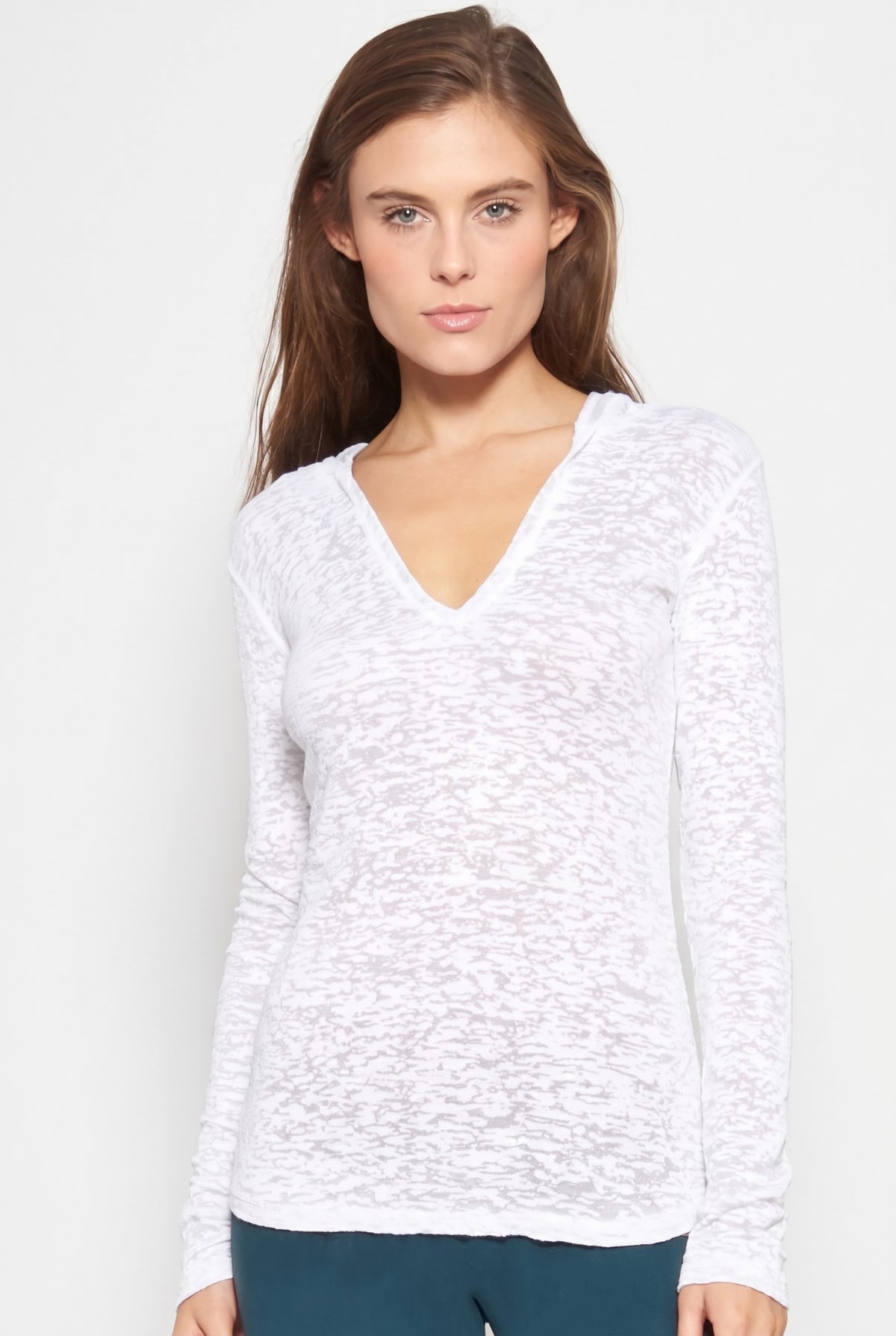 Burnout Hoodie ~ White