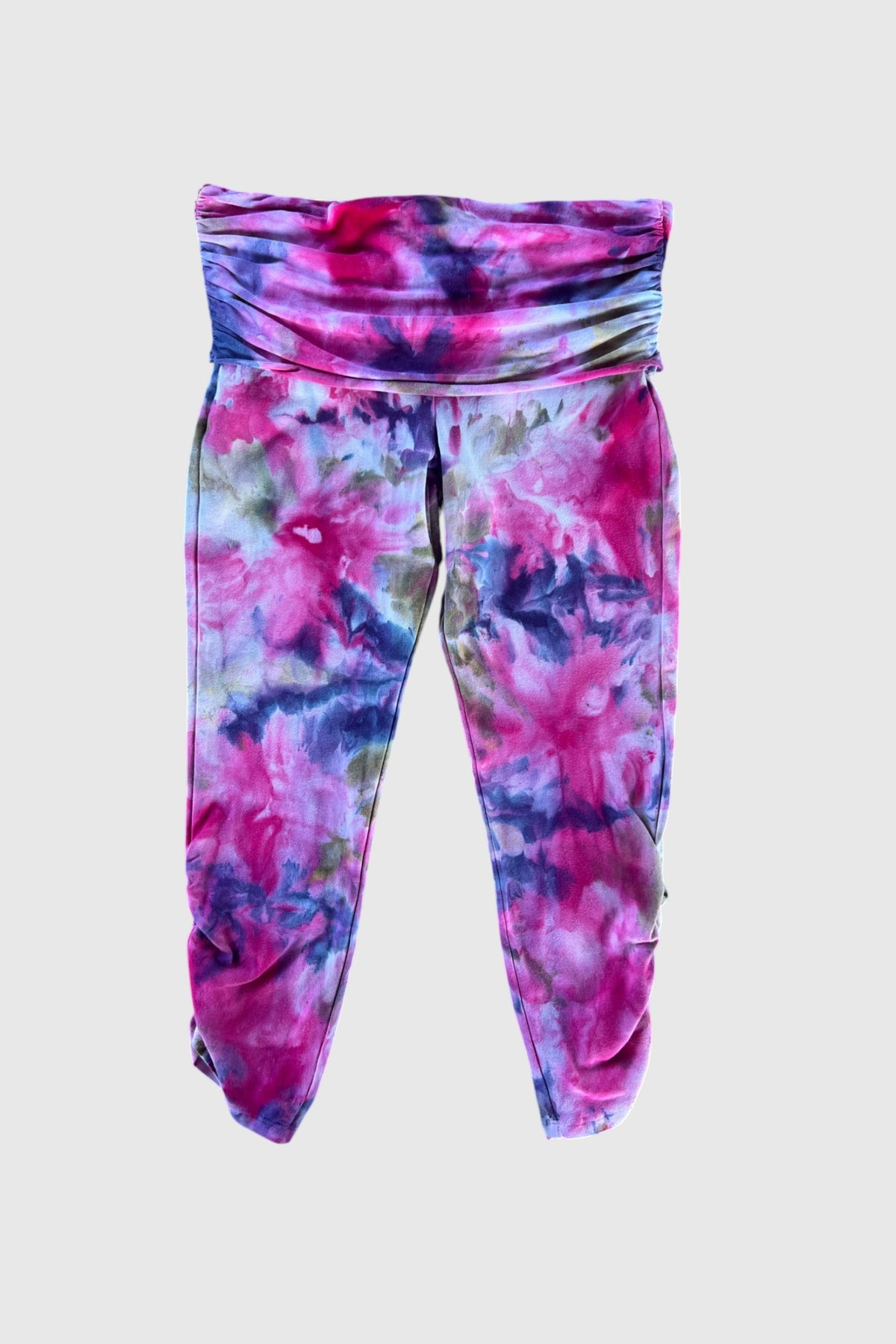 Shirred Ahimsa Capri ~ Bouquet