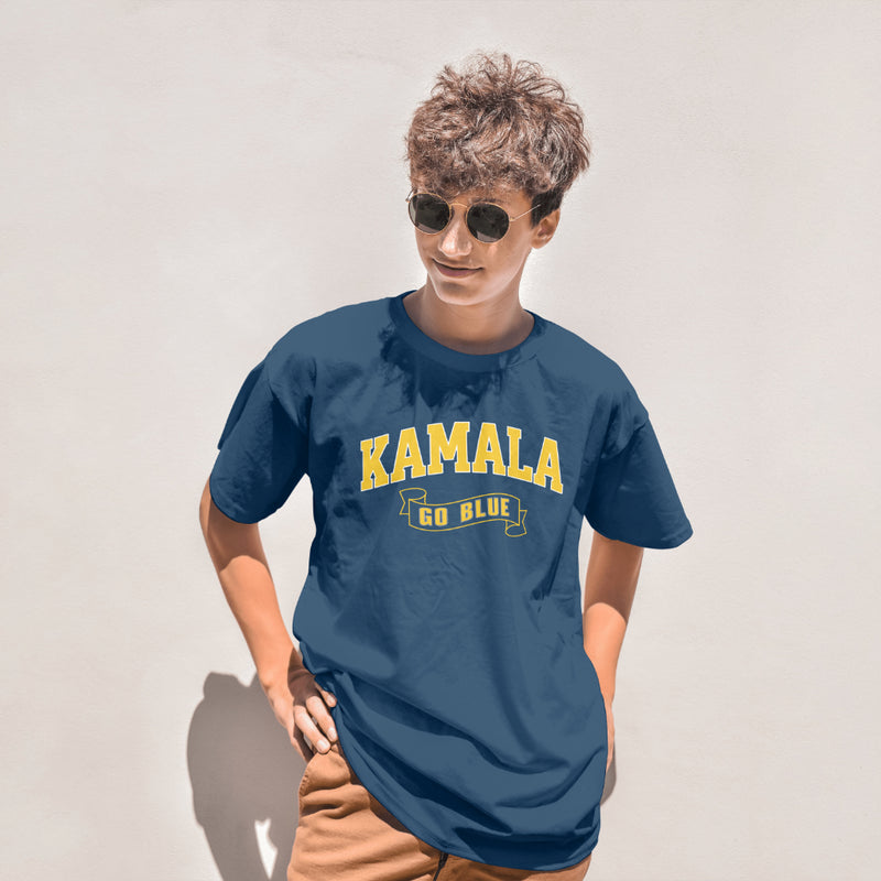 Kamala Go Blue ~ Unisex Garment-Dyed T-shirt