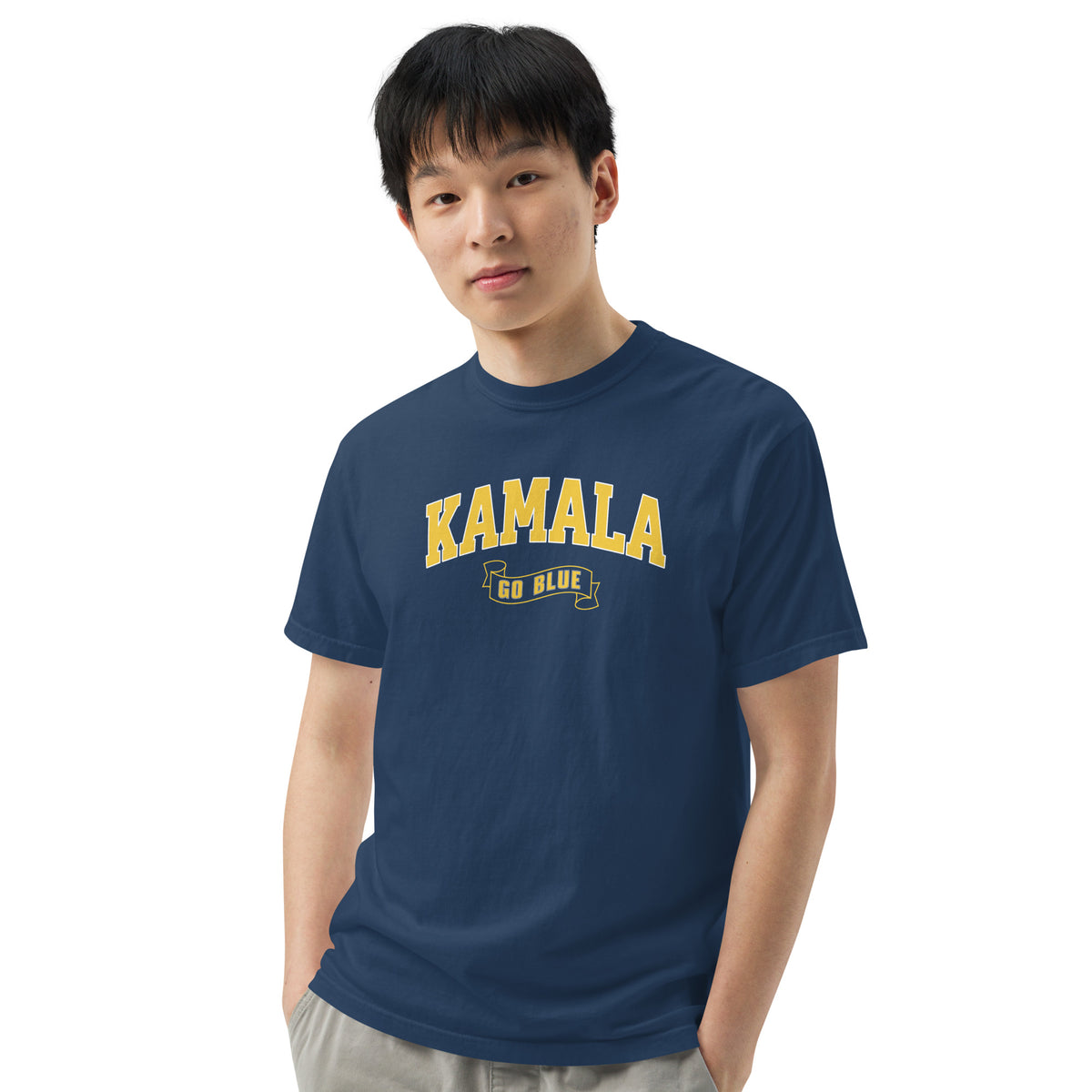 Kamala Go Blue ~ Unisex Garment-Dyed T-shirt