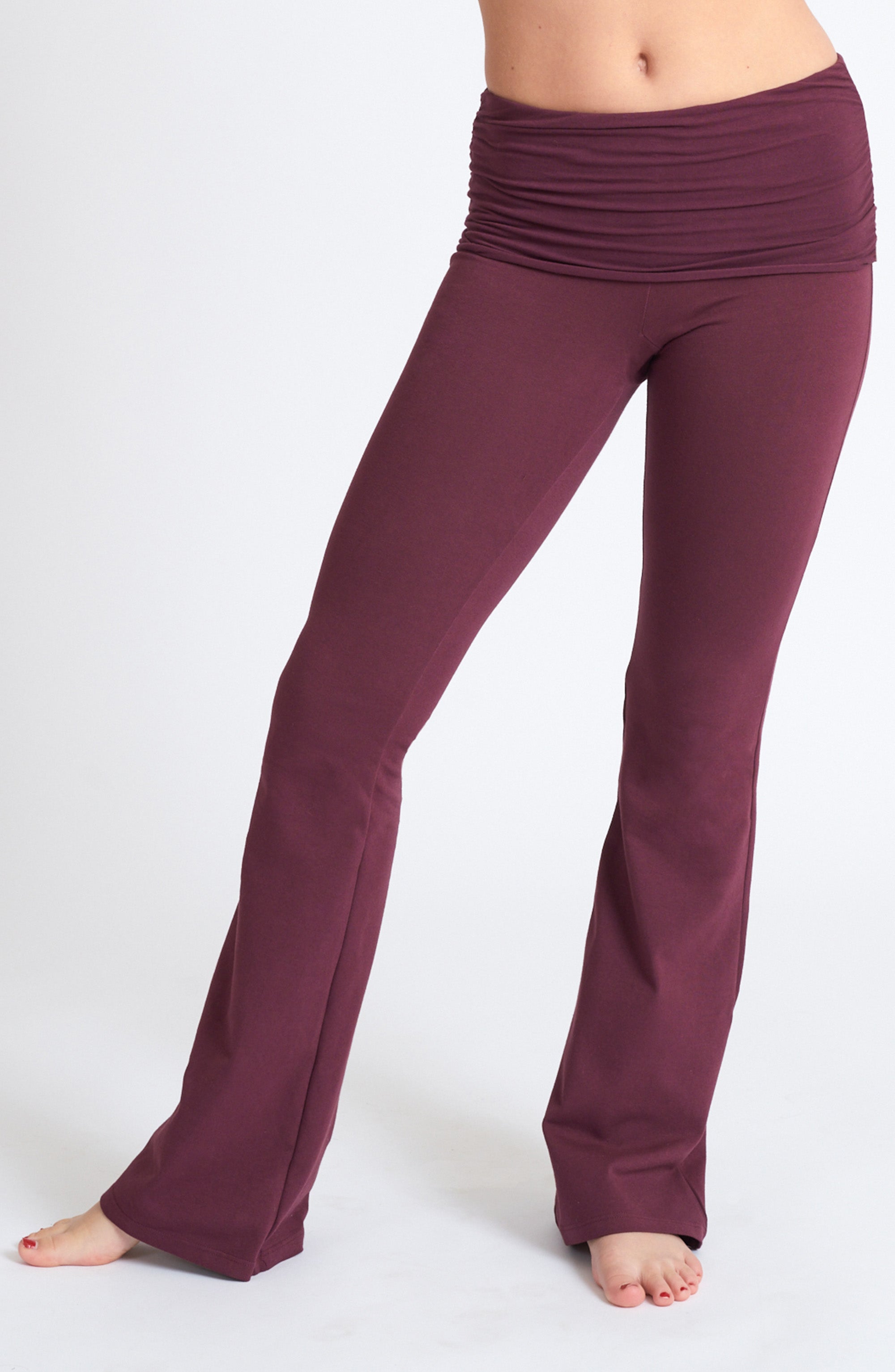 Bootcut Flare Practice Pant Wild Plum Omgirl