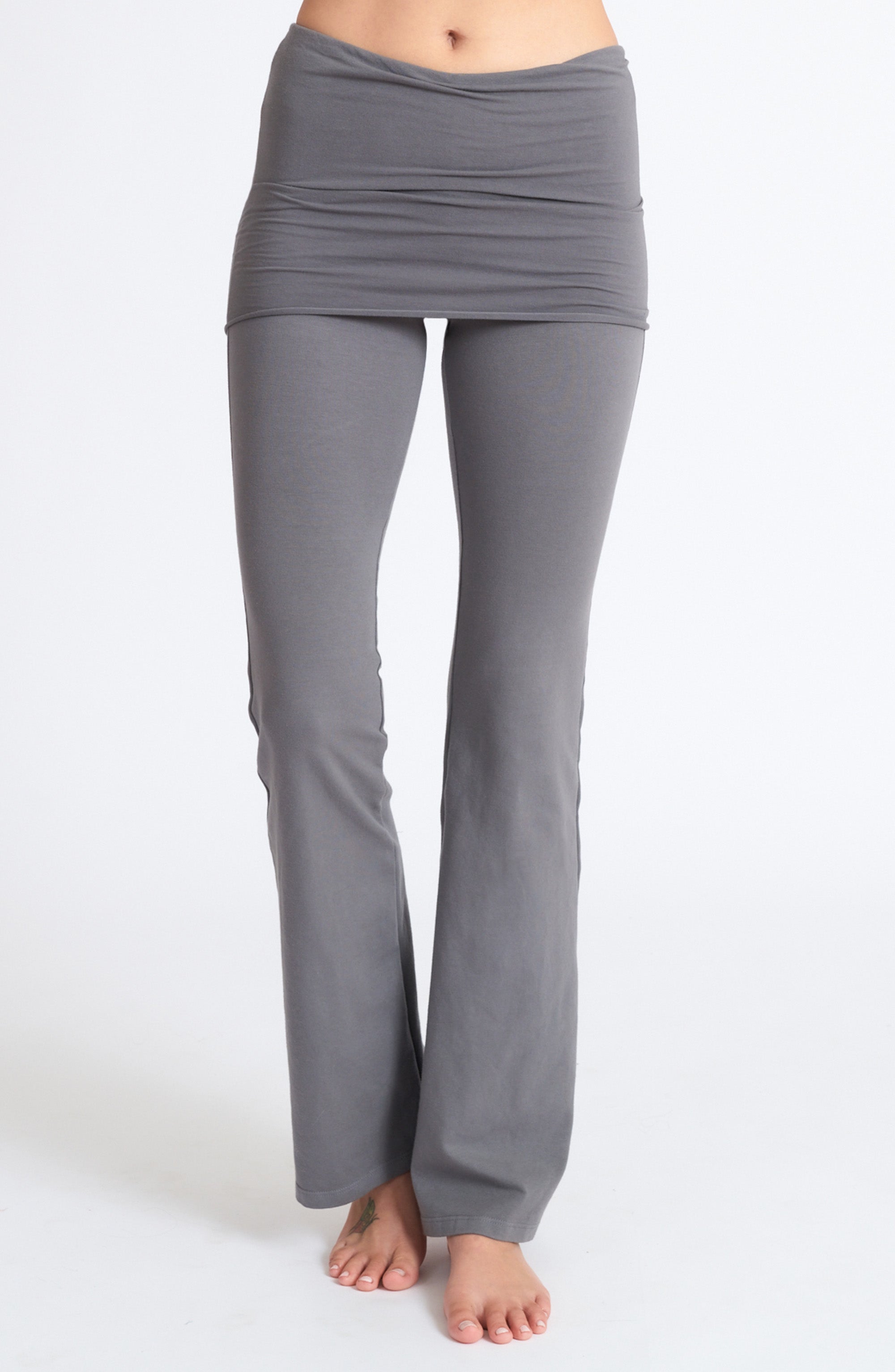 Grey yoga clearance pants bootcut