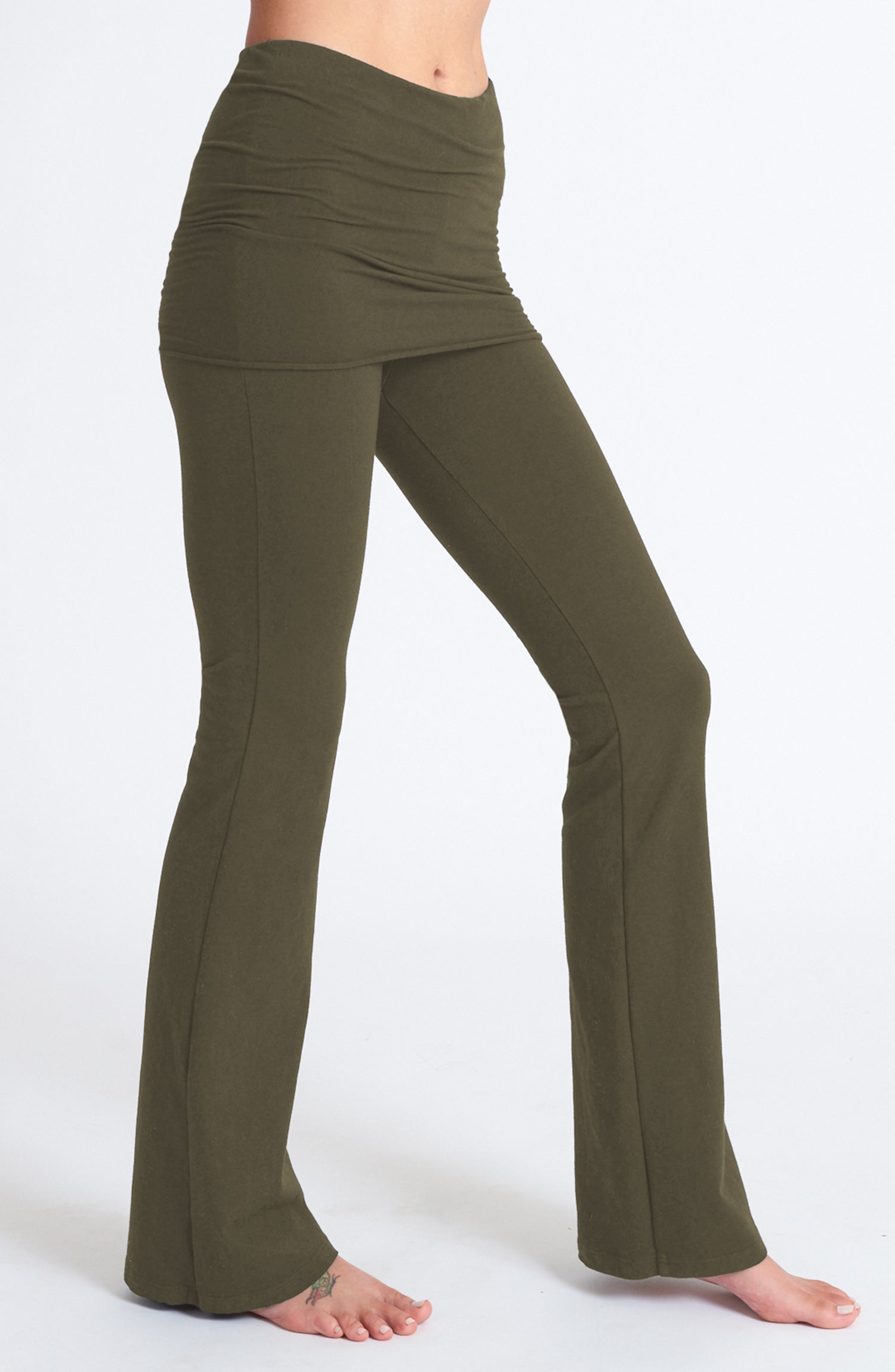 Studio Nomad Bootcut Yoga Pant Olive Grove