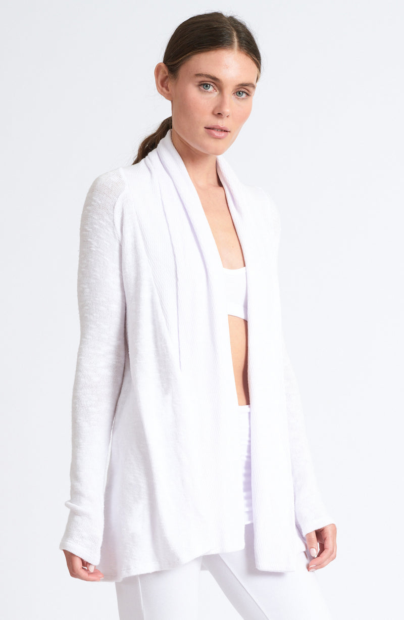 The Nomad Cardigan ~ Bright White