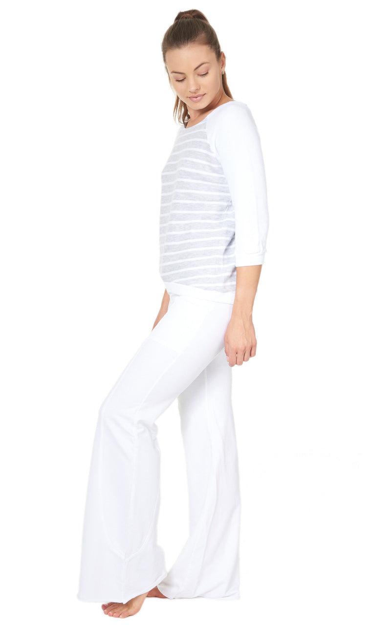 Flare Wave Pant ~White